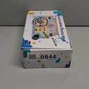 Busy Board Montessori Toys for 1 2 3 Year Old, Wooden Toddler Sensory Toy Busy Board with LED Lights Sound Switch, Toddlers Activity Travel Toy, Steering Wheel Toddler Toys Christmas Gift for Boy Girl