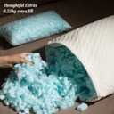 Adjustable Bed Pillows Queen Size Set of 2 - Cooling Bamboo Cover, Custom Loft Pillow for Sleeping - Bedding for Back, Stomach or Side Sleepers