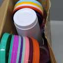 24 Sets End of Year Student Gifts from Teacher 24 oz Summer Plastic Tumbler with Lid and Straw Crazy Cards Colorful Reusable Cups Bulk for End of Year Graduation Gifts