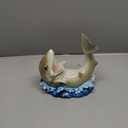 Shark Wine Bottle Holder, Freestanding Nautical Bar or Kitchen Decor, 7.75 Inches