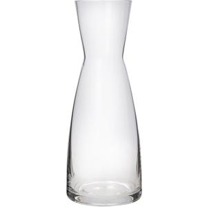 Bormioli Rocco Ypsilon Wine Carafe  Elegant Clear Glass Carafe For Water, Juice, Milk, Coffee, Iced Tea  Wide Mouth Serving Decanter Dispenser For Restaurants & Home Use  Made In Italy 36.5 Ounce (33.8 Ounces)