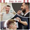 Pocket Beard Comb, 2 Pcs Stainless Steel Portable Travel Hair Combs Anti-Static Dual Action Fine & Wide Metal Teeth Mustache Combs for Men Wallet Purse Car