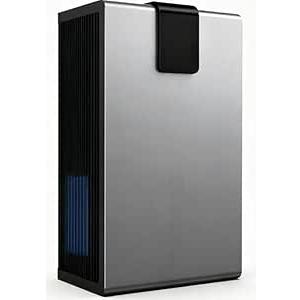 PSOS Dehumidifier, Dehumidifiers for Home, 98 OZ Water Tank, (1000 sq.ft) Quiet Dehumidifier for Basement Bathroom Bedroom with Humidity Display, Auto Shut Off, Relaxing 7 Color Ambient Light(Gray)