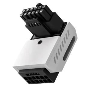1PCS 600W 12+4Pin Pcie 5.0 Adapter 90 Degree Right Angle 16Pin 12V WR GPU Connector for 1PCS RTX 3090Ti 4070Ti 4080