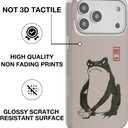 Compatible with iPhone 17 Pro Case, Trendy Cute Grumpy Frog Anime Girly Soft Slim TPU Shockproof Aesthetic Protective Phone Case Cover for Women Girls 6.3"