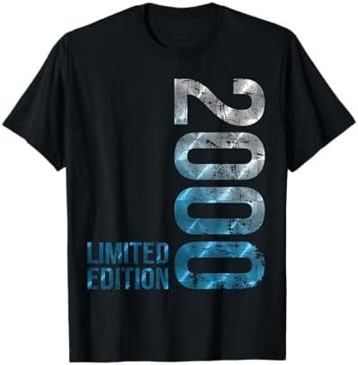 25th Birthday Gifts Men Women 25 Years Old Vintage 2000 T-Shirt Large, Black  25th Birthday Gifts Men Women 25 Years Old Vintage 2000 T-Shirt Large, Black