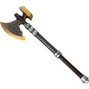 CoserWorld Holga's Axe, Fake PU Foam Battle Axe Great for LARP Cosplay Halloween