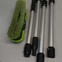 65165cm Car Wash Brush Long Handle Soft Bristle Scrub Cleaning Mop with 4 Hand-held Places Extendable Washing Brushes Broom Kit for RV Boat Truck SUV Caravan Solar Panel House Siding,Sweep Snow
