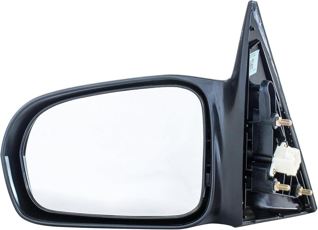 Dependable Direct Driver Side Mirror Fits with Honda Civic (Sedan Only) LX (2001 2002 2003 2004 2005) Unpainted Non-Heated Non-Folding Power-Operated Left Side Door Mirror Replacement - HO1320141