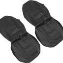 Alipis 2pcs Car Seat Cover Pu Material Front Seat Protector for Cars Suvs and Trucks Fit for Pet Hair Stains and Dirt