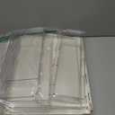 3 Pack Stackable Closet Organizers and Storage Shelves - Transparent Sweater Organizer for Closet, Bathroom, Kitchen, Cupboard, Laundry Room, and Office