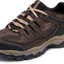 Skechers Men's Afterburn M. Fit Fashion Sneakers (8.5 X-Wide, Brown/Taupe)