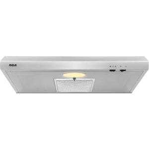 RCA R-RHUCC30SSS 30 in. Century Collection Ductless Under Cabinet Range Hood, Reusable Filter, Rocker Switch, Light, Stainless Steel