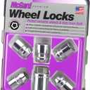 McGard 24552 Chrome Cone Seat Wheel Locks (M12 x 1.25 Thread Size) - Set of 5
