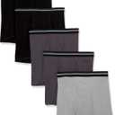 Amazon Essentials Mens Underwear Boxer Briefs, Comfortable Cotton, Tag-Free (XL)