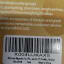 Miracase Magnetic for iPhone 17 Pro Max Case, Compatible with MagSafe, Integrated Silicone Camera Control Cover, 3.0mm Thicken Shockproof Drop Protection Phone Case for 17 ProMax, Orange