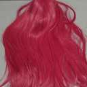 ColorGround Long Straight Hot Pink Cosplay Wig with 2 Ponytails for Halloween Party Costume (Hot Pink)