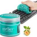 2 x ASFSKY Keyboard Cleaning Gel Keyboard Cleaner Adheres to Dust and Debris in The Crevices of The Keyboard, Also Suitable for Car Interior Cleaning, Office Cleaning, Electronics Cleaning