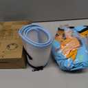 Elevated Inflatable Dog Cone Collar Alternative After Surgery, Dog Donut Collar, Soft Pet Cone to Stop Licking for Small Medium Large Dogs (XL(Neck 14"-18"))