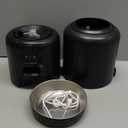 Electric Herb Grinder 150W Spice Grinder USB-C Rechargeable, Compact Size, Easy On/Off. Fast Grinding Dry Spices Herbs, with Pulse Mode and Cleaning Brush (Black) (30g)