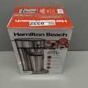 Hamilton Beach The Scoop Single Serve Coffee Maker & Fast Grounds Brewer, Brews in Minutes, 8-14oz. Cups, Stainless Steel