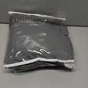 MIYE Pleated Waffle Weave Bed Skirt, Tailored Dust Ruffle 16 Inch Drop Easy Fit, Machine Washable (Dark Grey, King - 16" Drop)