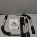 Ally Peaks Pull Up Bar for Doorway | Thickened Steel Max Limit 440 lbs Upper Body Fitness Workout Bar| Multi-Grip Strength for Doorway | Indoor Chin-Up Bar Fitness Trainer for Home Gym Portable (silver2)