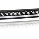 LIGHTFOX 50inch LED Light Bar Curved with DT Connector Single Row Spot Flood Beam 190W 22,000LM Offroad Light Bars, Waterproof Grille Mount Driving Light for UTV ATV SUV Truck Boat IP68