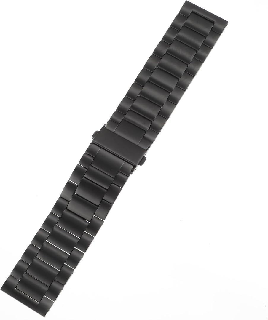 24mm Titanium Strap Watch Band For Suunto 9 Baro Spartan Sport Wrist hr Baro SUUNTO D5 Suunto 7 TRAVERSE For Casio PRW-6600 PRG-600 PRW-650 (Black)