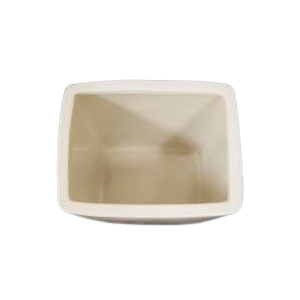 White Square Pot
