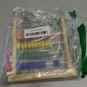 Sealive Wooden Abacus for Kids Math - 50 Beads Counting Toy, Multi-Color Counters for Kids 3-5, Counting Toys for Preschool Learning & Development, Develops Coordination, Motor Skills