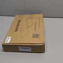 Vayepro 2-Burner Griddle Pan with Glass Lid - Nonstick Stovetop Griddle for Gas, Glass Stove Top - Aluminum Camping Grill Pan for Pancakes, Eggs, Breakfast (16.9" x 10.2" x 1")