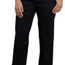 Dickies Women's Flex Work Pants  Stretch Straight Leg Uniform Trousers for Office, Retail & Healthcare (4, Black V1)