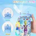PERRYHOME Decorate Your Own Frozen Water Bottle Kits for Girls, Frozen Toys for Girls Age 4-10 Painting Crafts, Fun Arts and Crafts Kits 6-12 Year Old Toddler Girls Birthday Christmas Gifts Toys