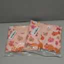 Afunbaby Halloween Baby Girl Outfit Infant Fall Clothes Long Sleeve Bubble Romper Pumpkin Bodysuit Jumpsuit with Headband, Pack Of 2 (A-Pink, 9-12 Months)