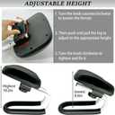 Meditation Bench, Prayer Kneeling Stool with Non-Slip CushionAdjustable Metal Kneeling Meditation Stool,Ergonomic Yoga Stool for Long-Term Meditation, Home Prayer and Yoga