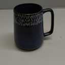 24 oz Large Ceramic Coffee mugs, Extra Large Tea and Coffee Cups, Large Handle Design, Big Coffee Mug for Office and Home, Microwave and Diahwasher Safe. (24 oz star blue)