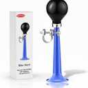 Bike Horn for Adults Classic Horn Metal Squeeze Clown Horn, Fits All Bicycle Handle Bar, Loud Sounds (Blue)