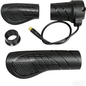 FT76X Half Twist Throttle for EBike 22.2mm Grip, 12V-72V, Universal 3-Pin Waterproof Connector, Fits Mountain Bike, Scooter, E-Scooter & Electric Bicycle