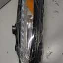 Huray DRL Headlight for Jeep Cherokee 2014-2018 [Day Time Running Light] [Turn Signal Light] [Side Mark Light] OE Replacement (Driver Side (Left))