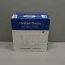 ACCU-WARMTH Heated Throw Blanket - Plush Thick Bubble Faux Fur Heated Blanket, Fast Heating Electric Blanket 6 Heating Levels & 4 Hours Auto-Off, Machine Washable, 50"x60", Patterned Taupe