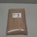 RYB HOME Self Adhesive Door Curtain - Blackout Privacy Tricia Door Curtain for French Window, Wide 26 x Long 69 inch, 1 Panel, Mocha