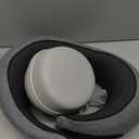 Travel Neck Pillow for Airplane - 100% Memory Foam 360 Ergonomic Support - Adjustable Velcro, Washable Velvet Cover & Compact Storage Case - Flight Essentials for Sleeping(Grey)