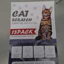 18 PCS Large Cat Scratch Furniture Protector, Couch Protector from Cat Claws, Scratch Mat for Pet Couch Furniture Covering, Cats Scratching Post Replacement Pads 17IN (Brown)
