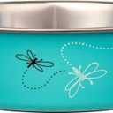 Loving Pets Bella Dog Bowls- Stainless Steel Dog & Cat Bowls - Spill Proof Dog Food Bowl, Cat Bowl, Puppy Essentials & Pet Supplies Great for Home & Travel (Small 10-20 lbs, Dragonfly)