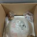 Modern Pendant Light White and Gold, HWH Large Kitchen Island Light Fixtures 16 Inch, 3-Light Hanging Lighting for Dinning Room Schoolhouse, Frosted Striped Glass Shade, 5HZG98MIL-M BG