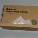 KeaBabies Baby Wrap Carrier - All in 1 Original Baby Carrier Newborn to Toddler Sling, Easy to Wear, Hands Free Bonding, Lightweight, Breathable Infant Wraps (Stone Gray)