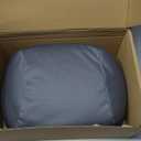 Lap Beanbag Book Stand with Storage, Adjustable Reading Pillow for Bed & Desk, Multi-Angle Book Stand Pillow Holder, Hands-Free Lap Reading Stand for Book,iPad, Tablet, Book Lover Essential (Dark Wood)