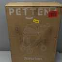 One-Pull Open Ver. PETTENA Dog Stroller for 2 Dogs, One-Touch Foldable Dog Stroller for Small/Medium Dogs Cats up to 55 Lbs, Khaki