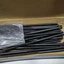 3/8" x 10" Lag Bolts (25 PCS) Black Lag Screws for Wood, Double Anti-Rust Coatings, Heavy Duty Hex Head with Washers